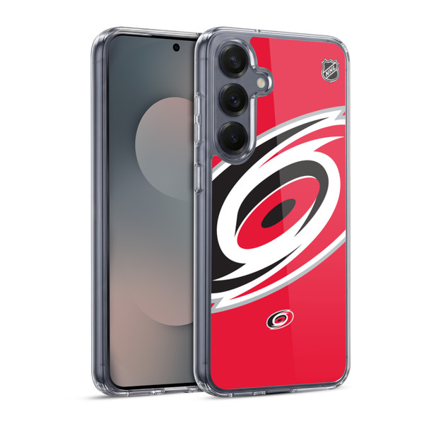 NHL Carolina Hurricanes Oversized Soft Gel Case for Samsung Galaxy S25 & MagSafe