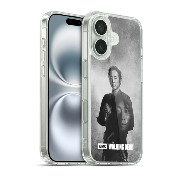 AMC The Walking Dead Double Exposure Glenn Soft Gel Case for Apple iPhone 16 & MagSafe