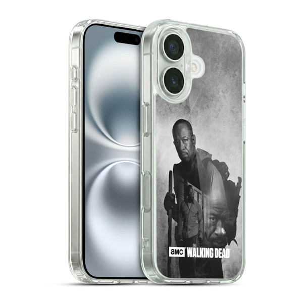 AMC The Walking Dead Double Exposure Morgan Soft Gel Case for Apple iPhone 16 & MagSafe