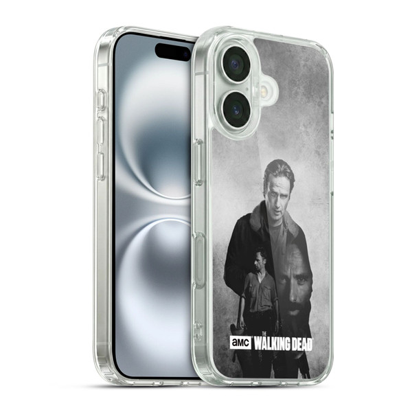 AMC The Walking Dead Double Exposure Rick Soft Gel Case for Apple iPhone 16 & MagSafe