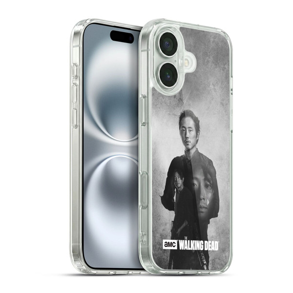 AMC The Walking Dead Double Exposure Glenn Soft Gel Case for Apple iPhone 16 Plus & MagSafe