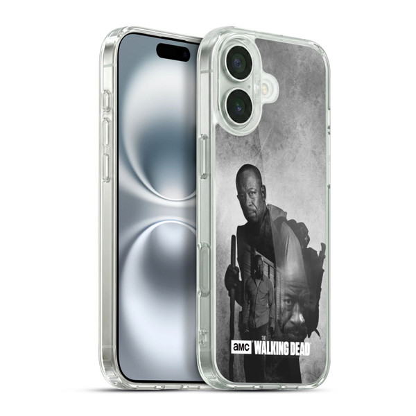 AMC The Walking Dead Double Exposure Morgan Soft Gel Case for Apple iPhone 16 Plus & MagSafe