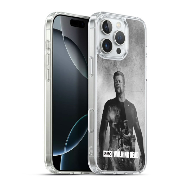 AMC The Walking Dead Double Exposure Abraham Soft Gel Case for Apple iPhone 16 Pro Max & MagSafe
