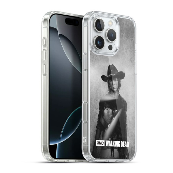 AMC The Walking Dead Double Exposure Carl Soft Gel Case for Apple iPhone 16 Pro Max & MagSafe