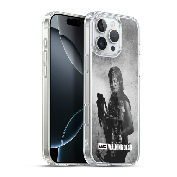 AMC The Walking Dead Double Exposure Daryl Soft Gel Case for Apple iPhone 16 Pro Max & MagSafe