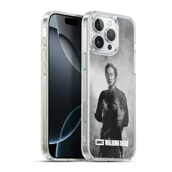 AMC The Walking Dead Double Exposure Glenn Soft Gel Case for Apple iPhone 16 Pro Max & MagSafe