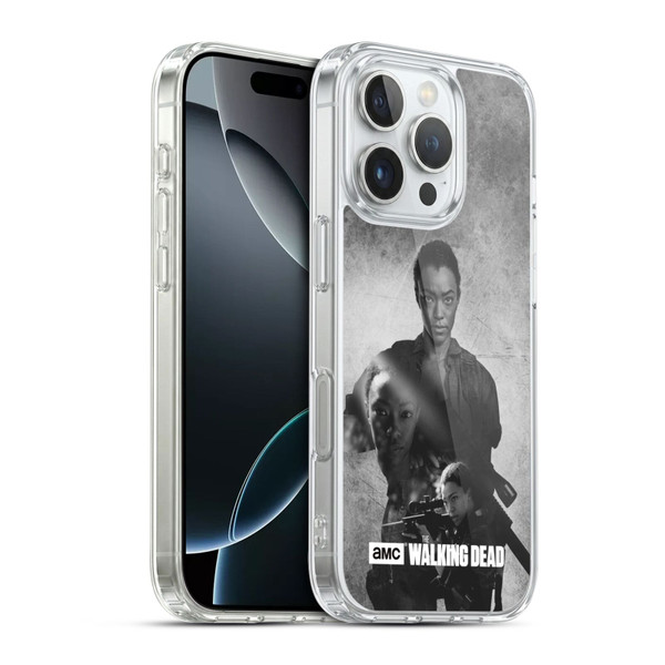 AMC The Walking Dead Double Exposure Sasha Soft Gel Case for Apple iPhone 16 Pro & MagSafe