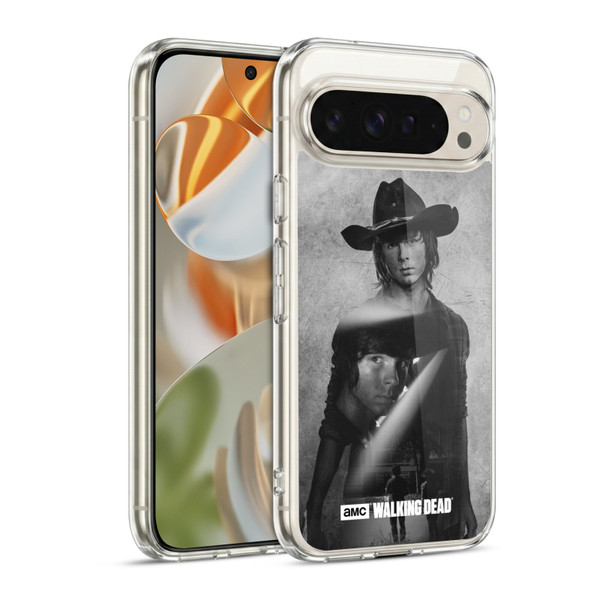 AMC The Walking Dead Double Exposure Carl Soft Gel Case for Google Pixel 9 / Pixel 9 Pro