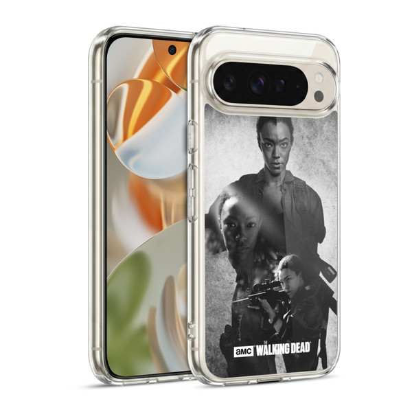 AMC The Walking Dead Double Exposure Sasha Soft Gel Case for Google Pixel 9 / Pixel 9 Pro