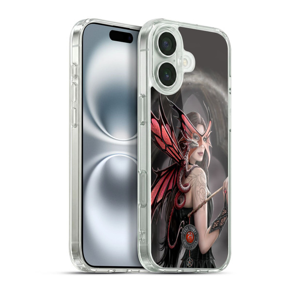 Anne Stokes Dragon Friendship Spellbound Soft Gel Case for Apple iPhone 16 Plus & MagSafe