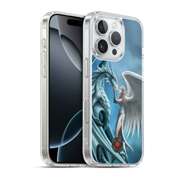 Anne Stokes Dragon Friendship Silverback Soft Gel Case for Apple iPhone 16 Pro & MagSafe