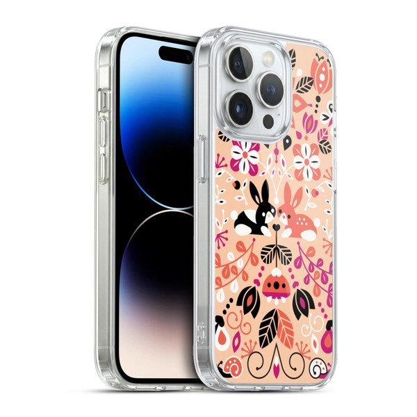 Cat Coquillette Animals Bunny Lovers Soft Gel Case for Apple iPhone 13 Pro & MagSafe