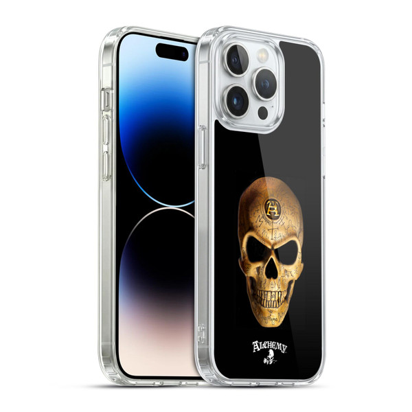 Alchemy Gothic Skull Omega Soft Gel Case for Apple iPhone 14 Pro Max & MagSafe