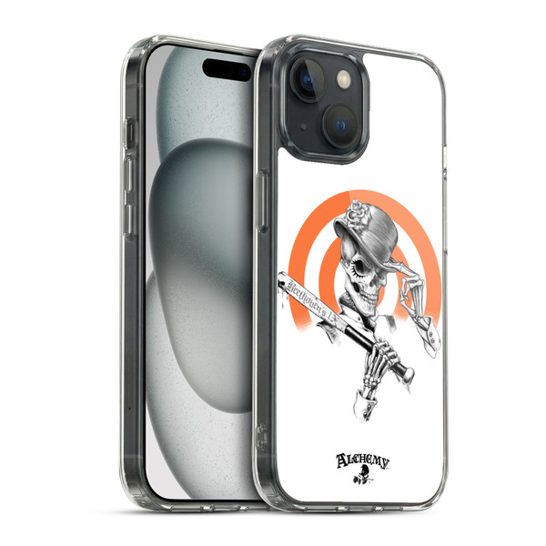 Alchemy Gothic Skull Dead Droog Soft Gel Case for Apple iPhone 15 & MagSafe