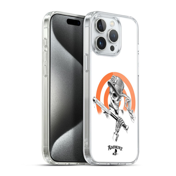Alchemy Gothic Skull Dead Droog Soft Gel Case for Apple iPhone 15 Pro Max & MagSafe