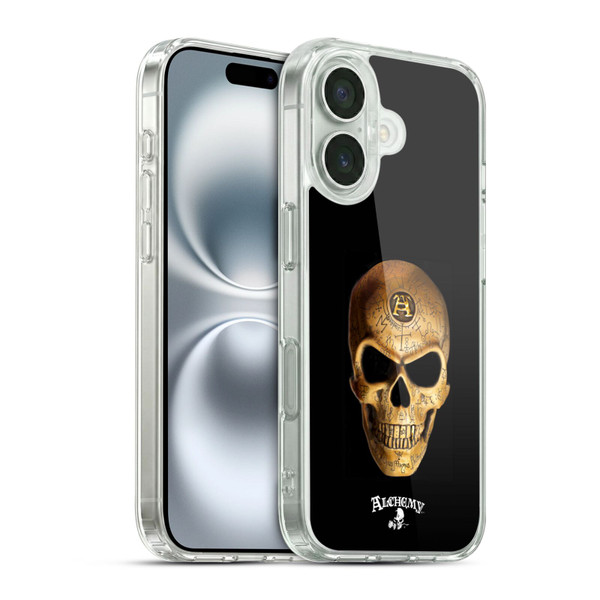 Alchemy Gothic Skull Omega Soft Gel Case for Apple iPhone 16 & MagSafe