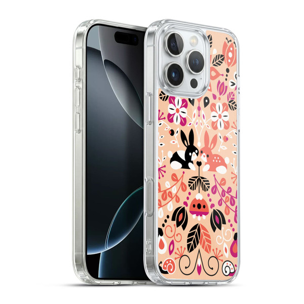 Cat Coquillette Animals Bunny Lovers Soft Gel Case for Apple iPhone 16 Pro Max & MagSafe