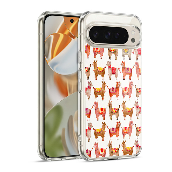 Cat Coquillette Animals Alpacas Soft Gel Case for Google Pixel 9 / Pixel 9 Pro