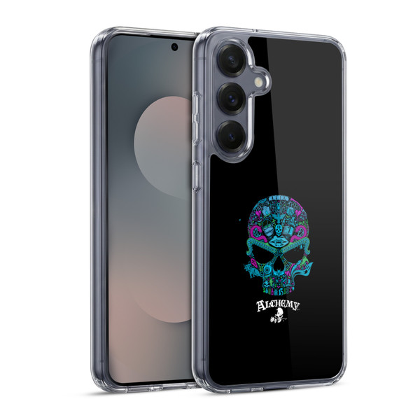 Alchemy Gothic Skull Toil N Trouble Soft Gel Case for Samsung Galaxy S25 & MagSafe