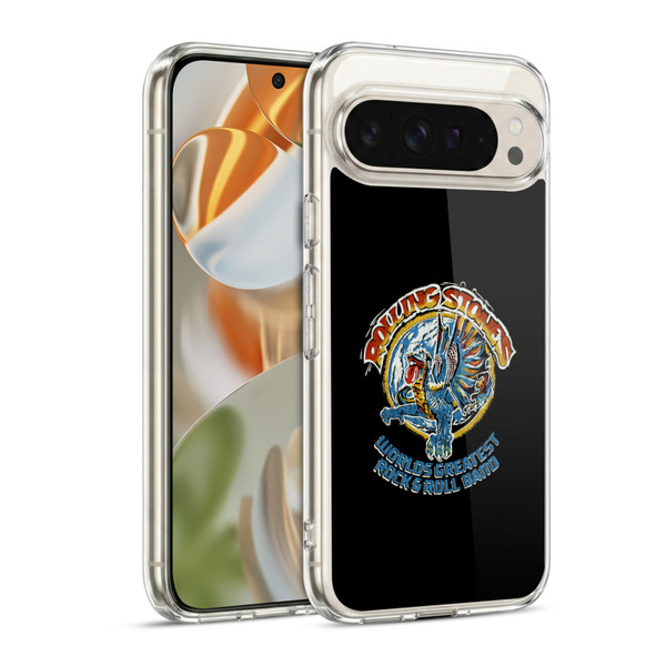 The Rolling Stones Graphics Greatest Rock And Roll Band Soft Gel Case for Google Pixel 9 / Pixel 9 Pro
