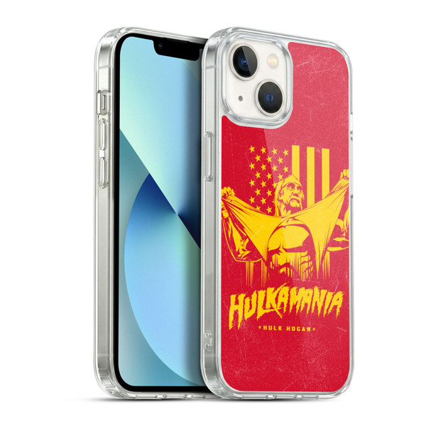 WWE Hulk Hogan Hulkmania Soft Gel Case for Apple iPhone 13