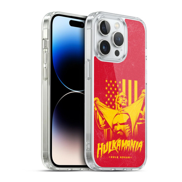 WWE Hulk Hogan Hulkmania Soft Gel Case for Apple iPhone 13 Pro & MagSafe