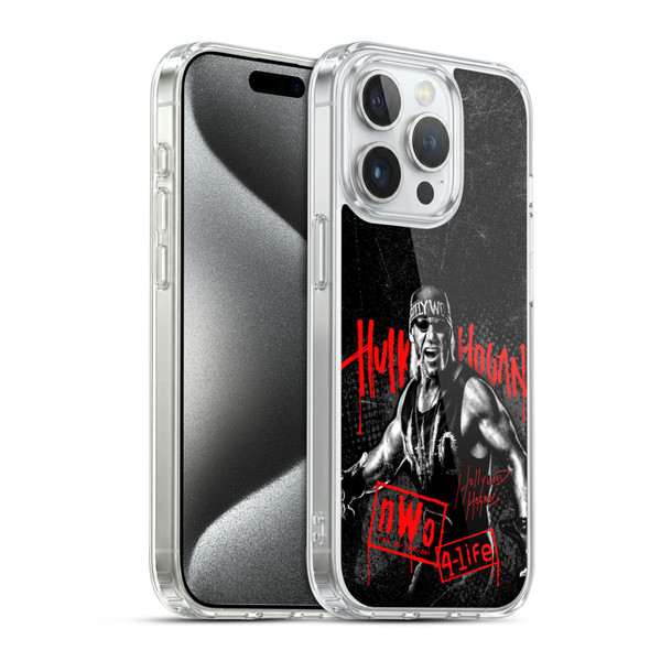 WWE Hulk Hogan Graphics Soft Gel Case for Apple iPhone 15 Pro & MagSafe