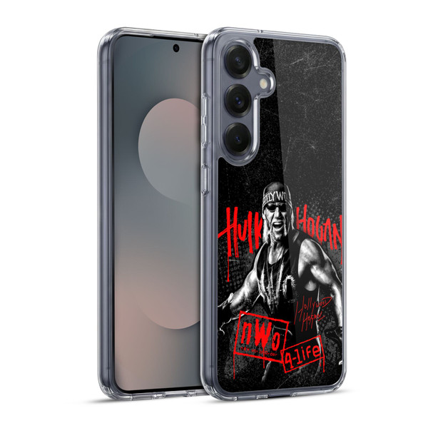 WWE Hulk Hogan Graphics Soft Gel Case for Samsung Galaxy S25+ & MagSafe