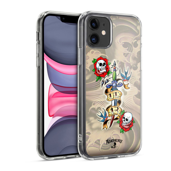 Alchemy Gothic Illustration 13 Dagger Soft Gel Case for Apple iPhone 11