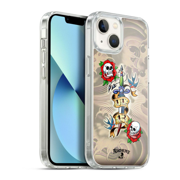 Alchemy Gothic Illustration 13 Dagger Soft Gel Case for Apple iPhone 13