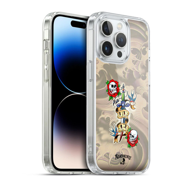 Alchemy Gothic Illustration 13 Dagger Soft Gel Case for Apple iPhone 13 Pro & MagSafe