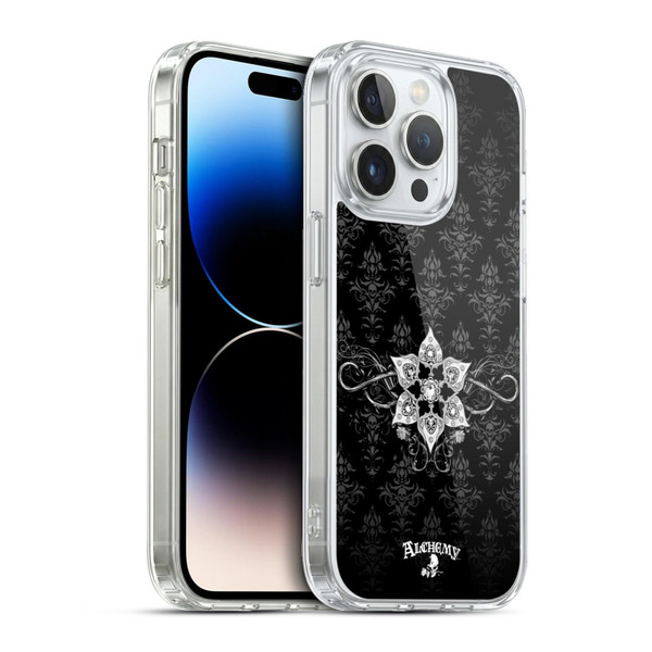 Alchemy Gothic Illustration Deadly Nightshade Soft Gel Case for Apple iPhone 13 Pro & MagSafe