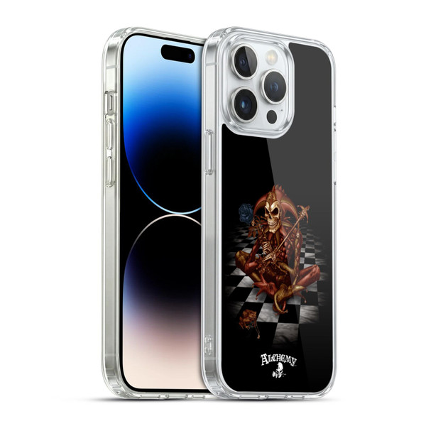 Alchemy Gothic Illustration Fools Familiar Soft Gel Case for Apple iPhone 14 Pro Max & MagSafe