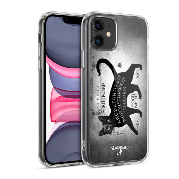 Alchemy Gothic Cats Black Cat Spirit Board Soft Gel Case for Apple iPhone 11