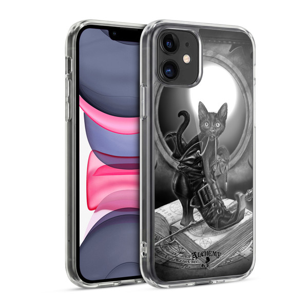 Alchemy Gothic Cats Midnight Mischief Soft Gel Case for Apple iPhone 11