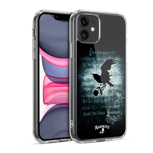 Alchemy Gothic Wing Nevermore Soft Gel Case for Apple iPhone 11