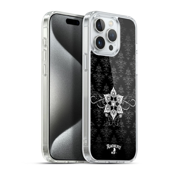 Alchemy Gothic Illustration Deadly Nightshade Soft Gel Case for Apple iPhone 15 Pro Max & MagSafe
