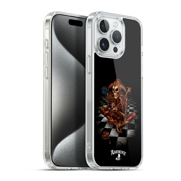 Alchemy Gothic Illustration Fools Familiar Soft Gel Case for Apple iPhone 15 Pro Max & MagSafe