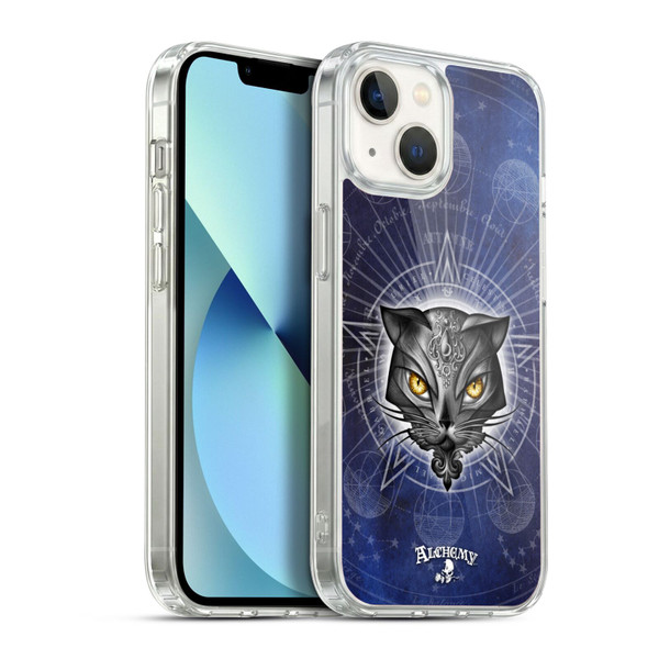 Alchemy Gothic Cats Star Of Ailouros Soft Gel Case for Apple iPhone 13