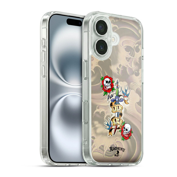 Alchemy Gothic Illustration 13 Dagger Soft Gel Case for Apple iPhone 16 & MagSafe