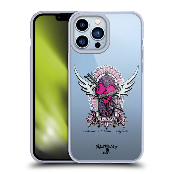 Alchemy Gothic Wing Sacred Soft Gel Case for Apple iPhone 13 Pro Max & MagSafe