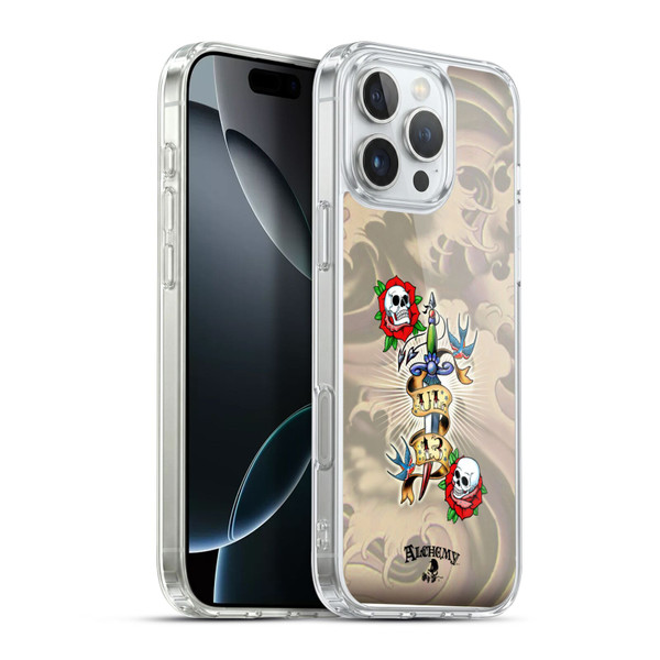 Alchemy Gothic Illustration 13 Dagger Soft Gel Case for Apple iPhone 16 Pro Max & MagSafe