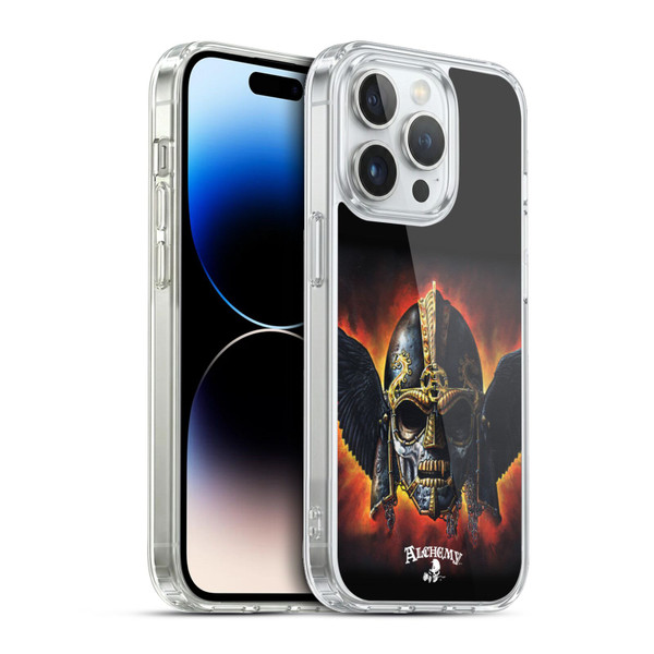 Alchemy Gothic Wing Ossa Raven Head Soft Gel Case for Apple iPhone 13 Pro & MagSafe