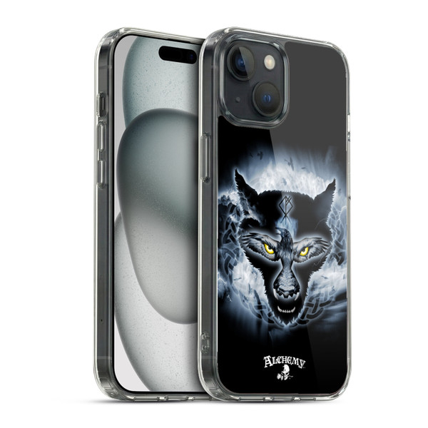 Alchemy Gothic Wing Raven Wulf Soft Gel Case for Apple iPhone 15 & MagSafe