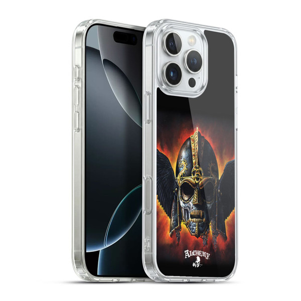 Alchemy Gothic Wing Ossa Raven Head Soft Gel Case for Apple iPhone 16 Pro Max & MagSafe