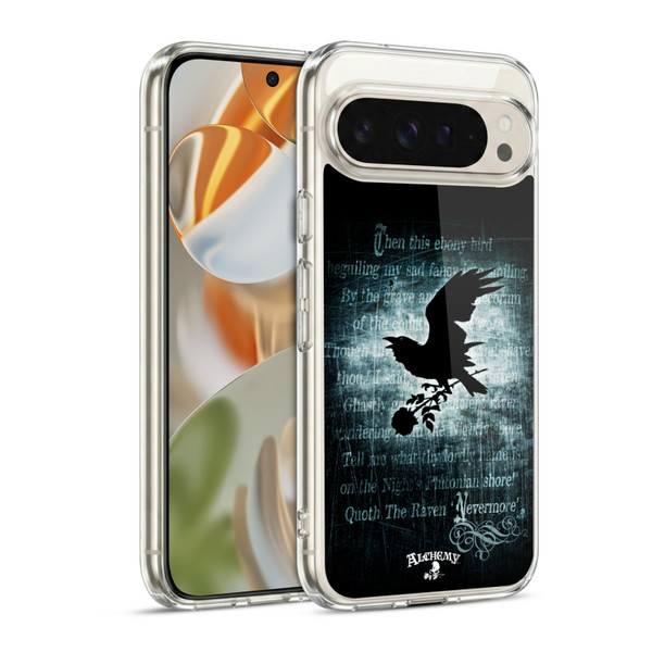 Alchemy Gothic Wing Nevermore Soft Gel Case for Google Pixel 9 / Pixel 9 Pro