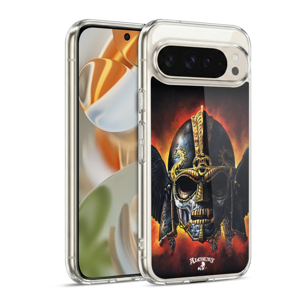 Alchemy Gothic Wing Ossa Raven Head Soft Gel Case for Google Pixel 9 / Pixel 9 Pro