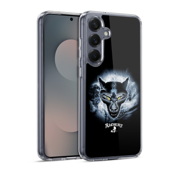 Alchemy Gothic Wing Raven Wulf Soft Gel Case for Samsung Galaxy S25 & MagSafe