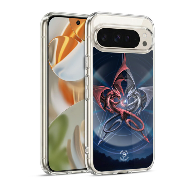 Anne Stokes Dragons 3 Pentagram Soft Gel Case for Google Pixel 9 / Pixel 9 Pro