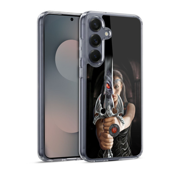 Anne Stokes Dragons 3 Reflection Soft Gel Case for Samsung Galaxy S25 & MagSafe